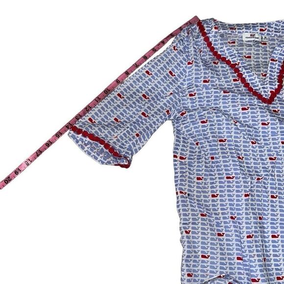 Vineyard Vines Girls Cotton Whale Logo Swimsuit Beach Coverup Tunic size Medium - Picture 6 of 6